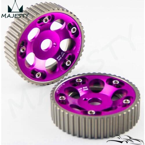 2PCS Adjustable Cam Gears Pulley Timing Gear for T*OYOTA Supra 1JZ 2JZ