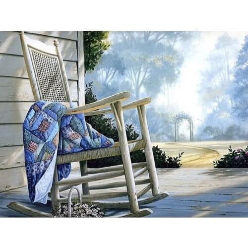 Diamond Embroidery Rocking chair Cartoon Handmade Diamond Painting Needlework Mosaic Cross Stitch Home Decor