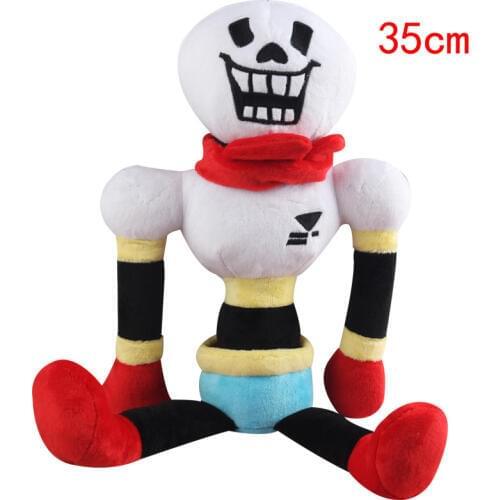 1pcs Big Size 35cm Undertale Papyrus Plush Toys Doll Cute Sans Papyrus Plush Toy Soft Stuffed Toys for Children Kids Gifts