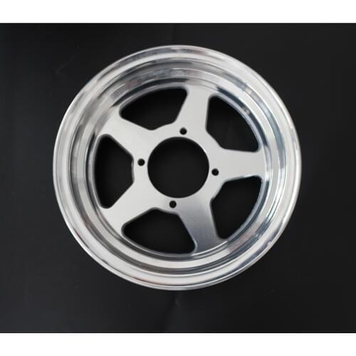 3.50-10 Scooter electric tire, white round front wheel balance car wheel hub aluminum alloy wheel hub