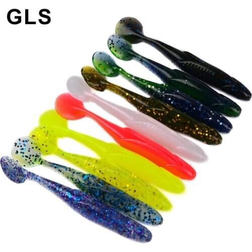 GLS brand 10 color 10 strips / bag floating soft bug round tail sub bait crank hook 9.5cm / 6g fishing bait
