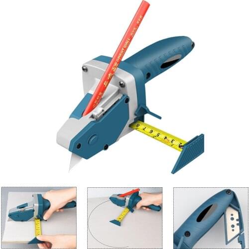 Gypsum Board Cutting tool Drywall Cutting Artifact Tool with Scale Woodworking Scribe Woodworking Plasterboard tools