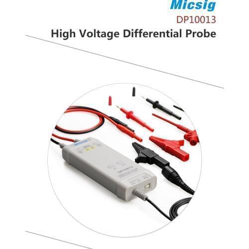 Micsig DP10013 1300V 100MHz High Voltage Differential Probe DP-10013 kit 3.5ns Rise Time 50X / 500X Attenuation Rate