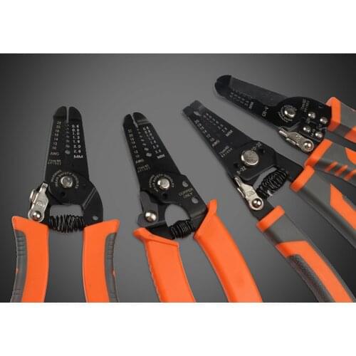 Multifunctional Electrician Pliers Long Nose Pliers Wire Stripper Cable Cutter Terminal Crimping Hand Tools