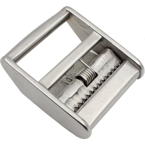 Webbing Tensioner Stainless Steel Cam Flap Buckles Press Cam Buckles Tie Down Buckle for 25mm/38mm Webbing Strap PR Sale