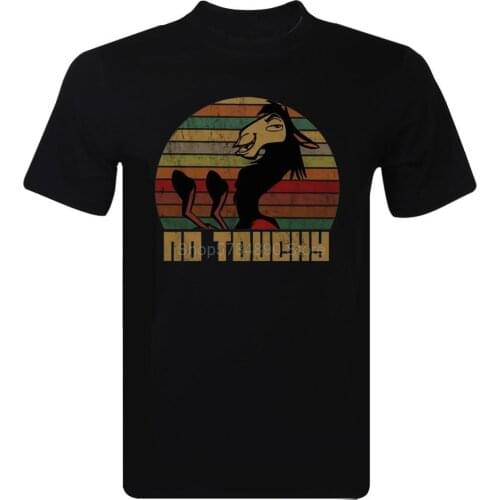 Emperors New Groove Kuzco No Touchy Llama T Shirt Cotton Men S-XXL Tee Shirt Casual Unisex