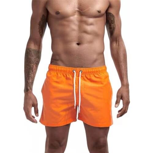 Solid Color Summer Quick-Drying Shorts Printed Shorts Swim Beach Shorts Casual Fitness Shorts Mens Swimwear Sexy Swim Trunks