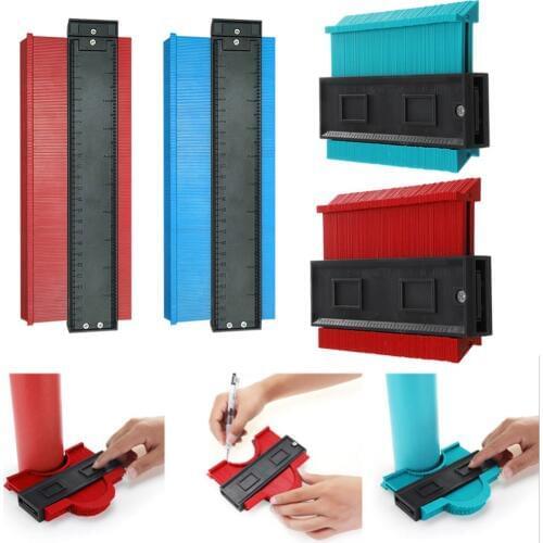 Plastic Profile Copy Gauge Contour Gauge Duplicator Standard 5 inch Width Wood Marking Tool Tiling Laminate Tiles General Tools
