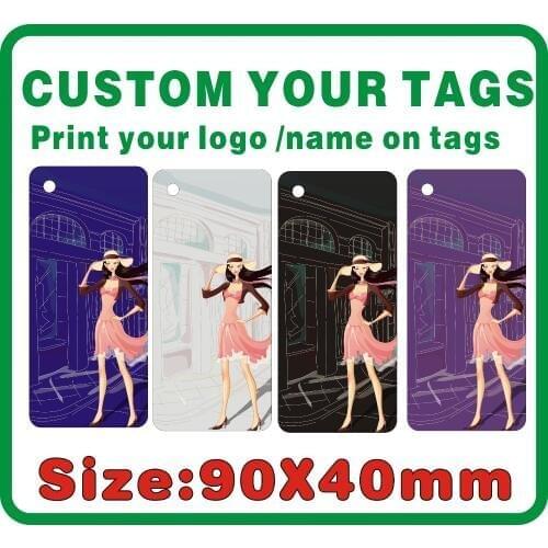 Custom cloth tags ,print your logo on tags 300gsm Paper Wholesale 500PCS DIY tags for your shop