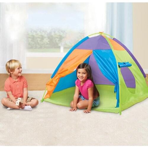 Portable Childrens TentWigwam Large Kids Camping Tents Tipi Baby Outdoor Waterproof Playtent Little House Teepee For Kids