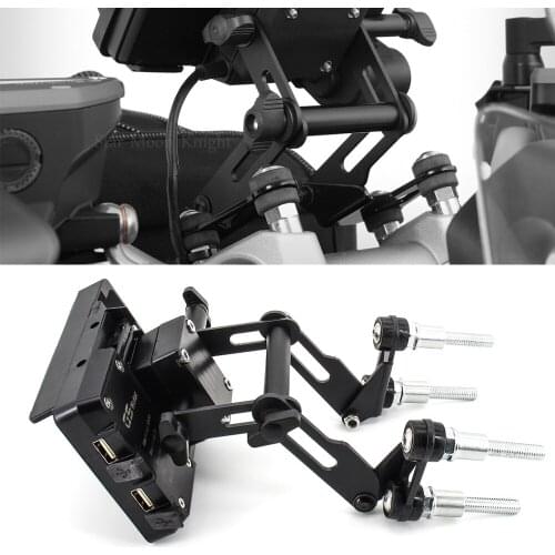 Motorcycle Adjustable Extend handlebar mobile phone Navigation bracket USB phone charging For YAMAHA Tenere 700 T7 T700 XT 700 Z