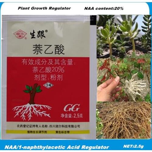 2.5g 1-naphthylacetic acid (NAA) Regulator plant cutting transplanting seedling rooting increase survival Recovery Germination