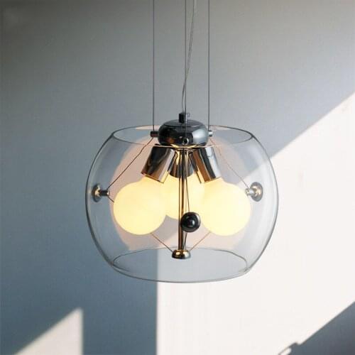 European Modern Creative Glass Chandelier Restaurant Hotel Homes Parlour DiningRoom Kitchen Study Balcony Bedroom Pendent Light