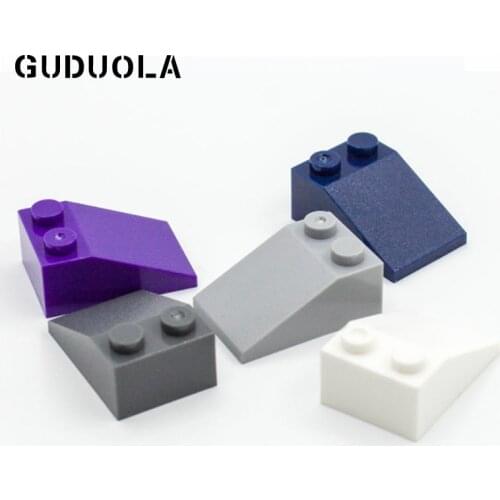 Guduola Special Brick Slope 2x3 (25°) with Rough Surface 3298 MOC Building Block Educational Parts 25pcs/LOT