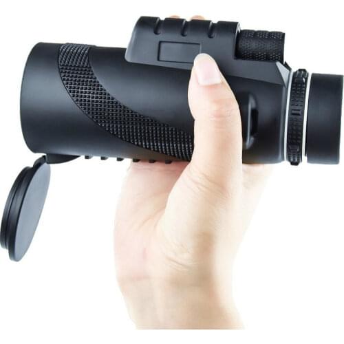 Telescope 40X60 Monocular Low Light Night Vision HD High Power Mobile Hunting Camping Monocular Telescope