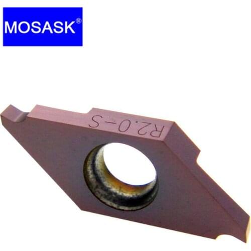 MOSASK TKF12R ZM856 CNC lathe Processing stainless steel Ceented carbide smal parts turning machining cutting Inserts