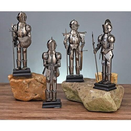 Wrought Iron Spartan Decoration Ornaments Modern Entrance Desk Room TV Cabinet Wine Cabinet Home Crafts 28cm High