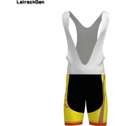 LairschDan New Yellow Women Summer Bicycle Shorts Cycling Bib Shorts 9D Gel Pad Bike Tights MTB Shorts bretele ciclismo feminino