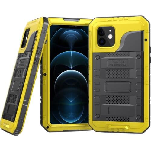 IP68 Waterproof For IPhone 12 Case Armor Cover Diving Underwater Swim Outdoor Sports