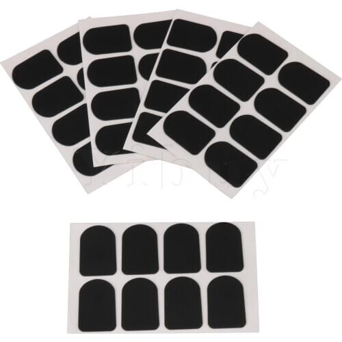Yibuy 40 Pieces Mouthpiece Pads for Musical Instrument DIY 0.8mm Type 2