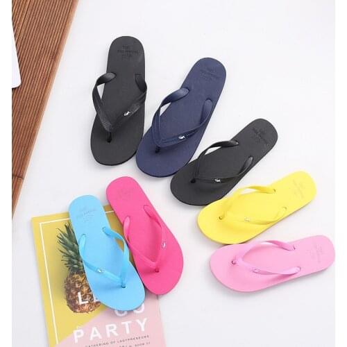 Women Flip-flops Summer Non-slip Outer Wear Fashion Flip-flop Sandals New Slippers Summer Wholesale Shoes For Women Slippers