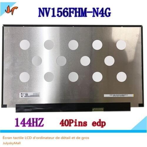 144HZ Contrast ratio1200:1 500cd FHD LCD display NV156FHM-N4K NV156FHM-N4J NV156FHM N4J NV156FHM-NY5 For Lenovo Y7000P 40PIN