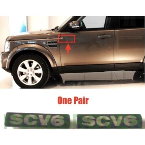 ROLLSROVER Front Fender Signal Light Replace SCV6 Letter For Discovery 3 4 LR3 LR4 Modification 2 PCS Pair