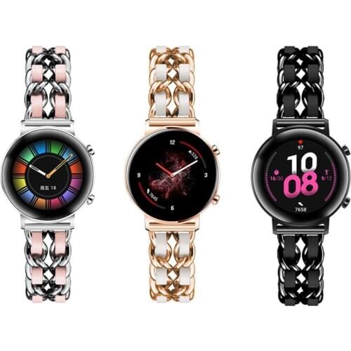 20mm 22mm strap for Huawei Watch GT 2 pro watch Magic 2 stainless steel strap For Samsung Galaxy Watch3 Active 2 for amazfit gts