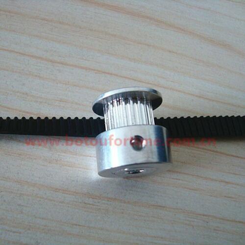 22 teeth H timing pulley belt pulley aluminum timing pulley 10mm width 6pcs a pack
