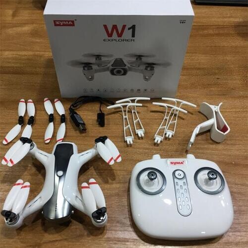 Syma W1 Brushless RC Quadcopter Accessories Remote Drone Parts body shell motor blades Protection ring GPS Receiver camera etc