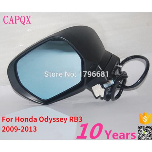 CAPQX Auto folding heating side mirror FOR HONDA 2009 2010 2011 2012 2013 ODYSSEY RB3 7 Wire Left side