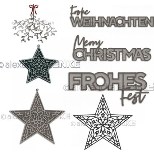 CH 2020 New Five-pointed star Metal Cutting Dies Stencils For Scrapbooking Photo Album Decoration Embossing Paper Card Craft