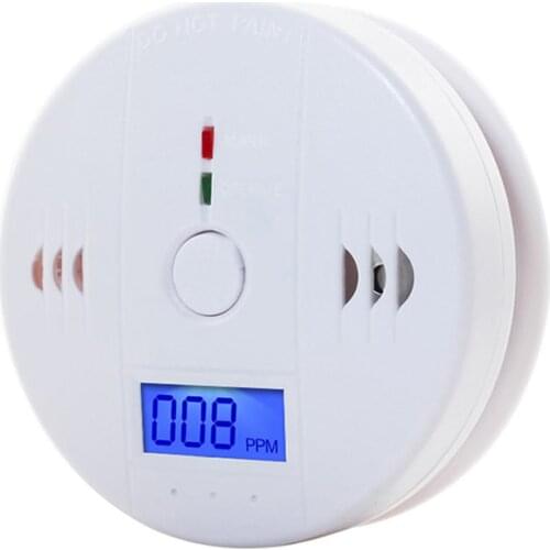 CO Tester Carbon Monoxide Detector LCD CO Gas Sensor Alarm 85dB Siren Sound Stove Honeycomb Coal Smoke Warn Alarm Home Security