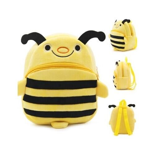 23cm Children Plush Cartoon School Backpacks Bags hot new fashion cute soft pretty good quality Holiday christmas birthday Gift