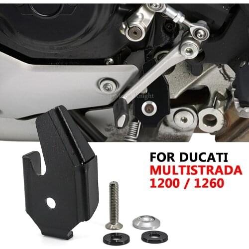 For Ducati Multistrada 1200 1260 Multistrada1260 2015 - 2019 Motorcycle Kick Stand Side Stand Sensor Guard Protector Cover Cap