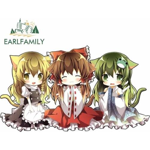 EARLFAMILY 13cm x 7.5cm For Anime Car Decal Car Accessories Stickers Personality Creative Graffiti Vinyl Material Decoration