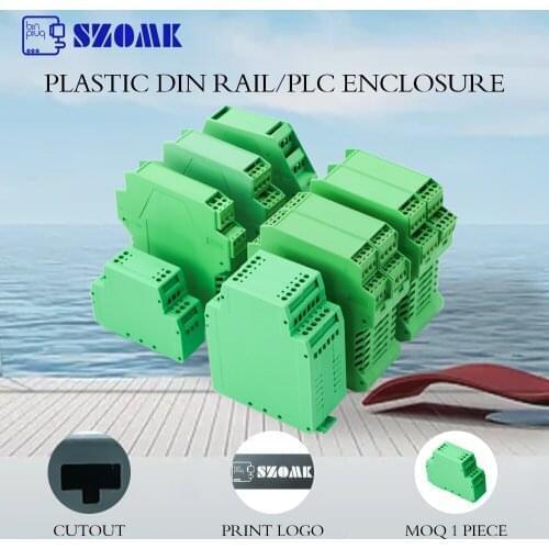 Electronic Din Rail Box Case Plastic Enclosures Abs Junction Housing PLC Enclosure