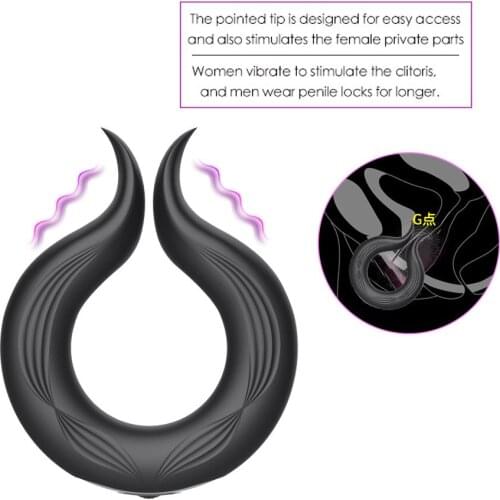 EXVOID 10 Frequency Penis Vibrating Ring Delay Ejaculation Strong Vibrator Sex Toys for Men Male Erection Cock Silicone Rings