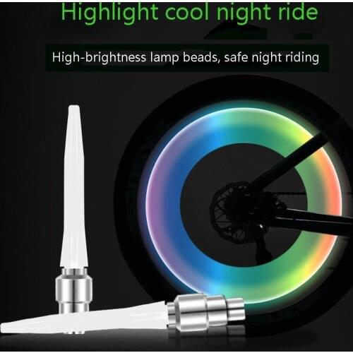 Bicycle Wheel Lights, Motorcycle Tires, LED Colorful Lights, Electric Bicycles, Mountain Bikes, Warning Lights, Extension Lights