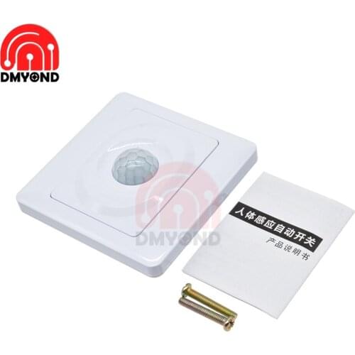 Infrared IR PIR Senser Switch Module AC 180V-250V 50Hz Body Motion Sensor Auto On off Lamps Lights For Smart Home Wall Switch