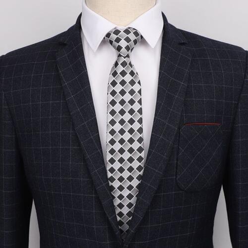 Men ties 2019 Fashion 7cm Necktie For Men stripe gravata Korean Style Wedding tie