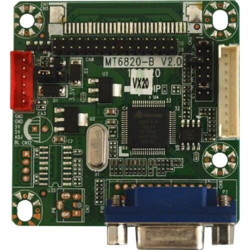 NEW Powerful Universal VGA LCD Controller Board for easy DIY LVDS panel 10inch to 42inch up to 1920x1080 optional by jumper