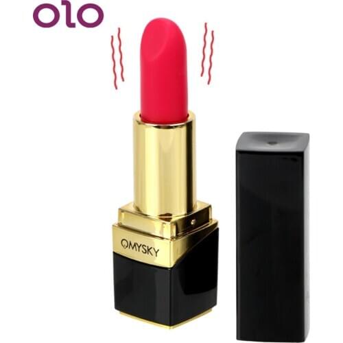 OLO Mini Lipstick Vibrator 10 Speed Secret Clitoris Stimulator Nipple Massage Bullet Vibrating Magic Wand Sex Toys for Women