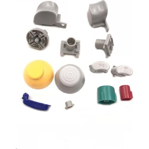 Mod Full Set L R ABXY Z Buttons Caps Thumb Touch Keys for Nintend NGC Controller Accessories Keypads Button Key Joystick Cover