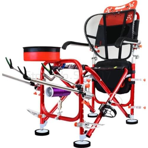 Fishing chair fishing chair Folding multi-functional ultra light carrying all terrain lying wild fishing chair