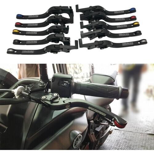 Motorcycle Handle Brake and Clutch Levers For SUZUKI HAYABUSA/GSXR 1300 2008-2019 2020 SEMSPEED CNC Adjustable Folding Levers