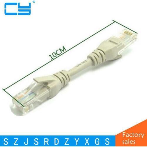 CAT5 CAT5e UTP Ethernet Network Cable Male to Ethernet Male RJ45 Patch LAN Short Cable Extended line 10cm/0.1m
