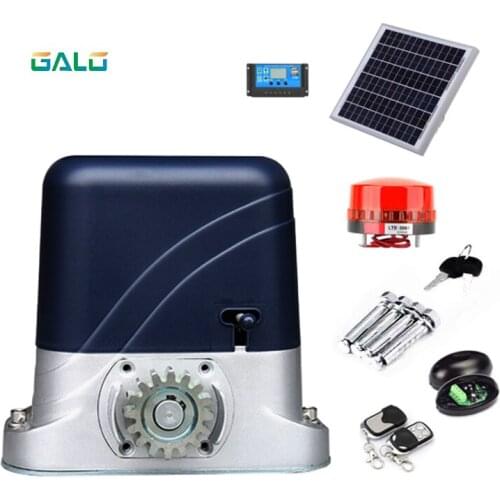 Residential 500KG Solar Duty Gear Closer System Electric Sliding Gate Opener /Sliding Door Motor Kit