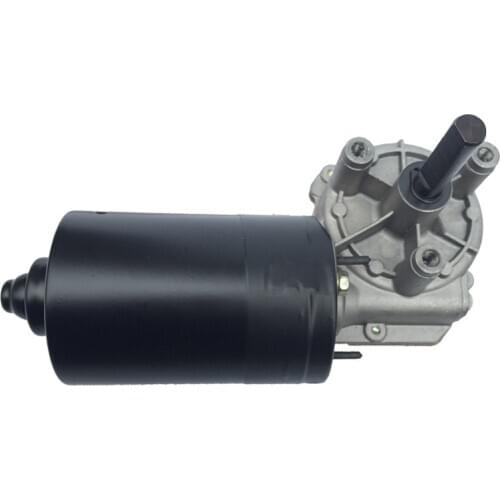 DC12V 24V 60W High Speed 100-550RPM 6N.m 61mm Nylon Gear Turbine Worm Gear Brush Motor With D Shaft
