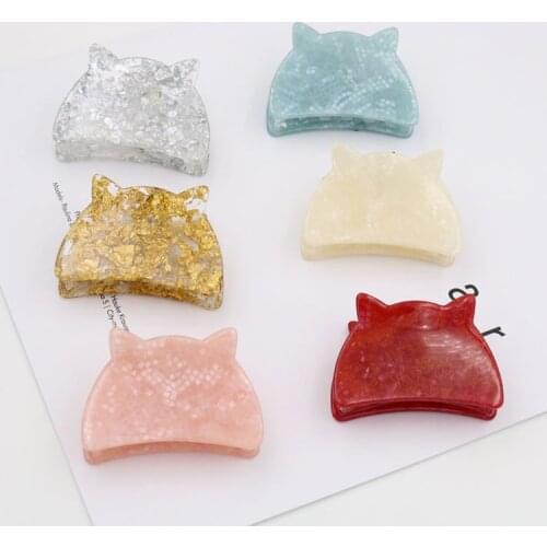 Cute cat animal hair claws headwear hair clips clamp hair accessories